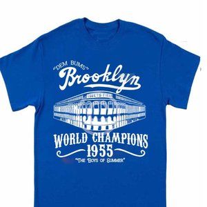 Brooklyn 1955 World Champions Ebbets Field Shirt Dem Bums Shirt